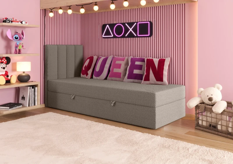 Łóżko młodzieżowe LULU tkanina abriamo 11