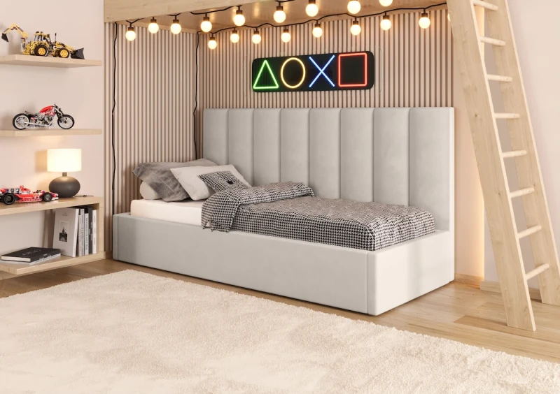 Łóżko młodzieżowe NITRO tkanina jasmine 21