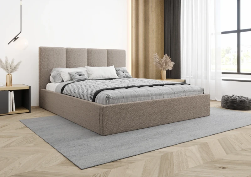 Łóżko tapicerowane NELA tkanina abriamo 11