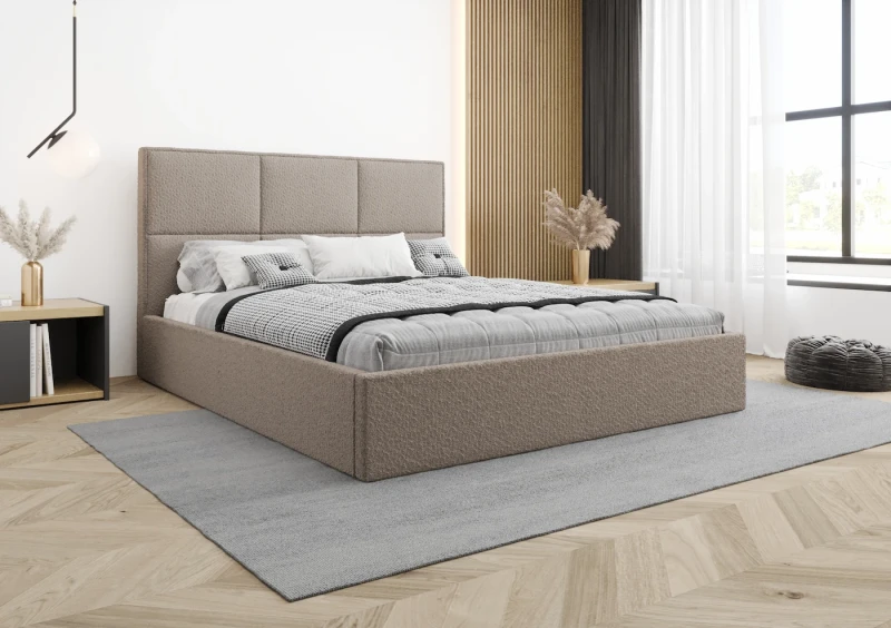 Łóżko tapicerowane TOKIO tkanina abriamo 11