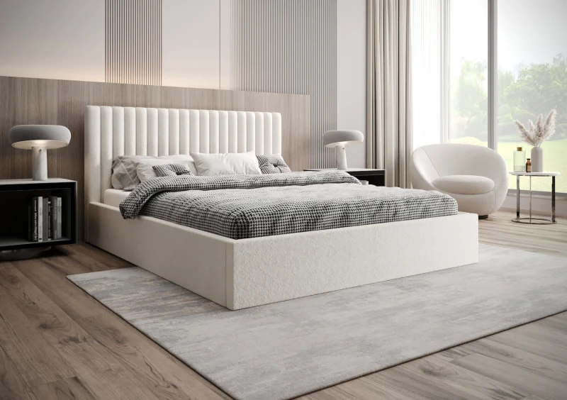 Łóżko tapicerowane OHIO tkanina legend 1