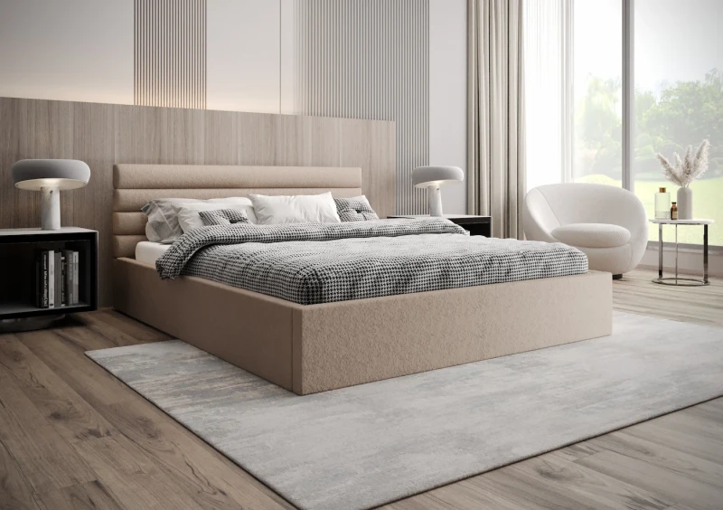 Łóżko tapicerowane CELINE tkanina legend 3