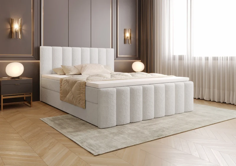 Łóżko kontynentalne VALERIE tkanina legend 1