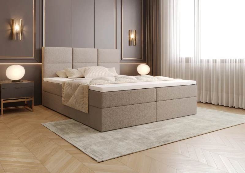 Łóżko kontynentalne DAVINA tkanina legend 3