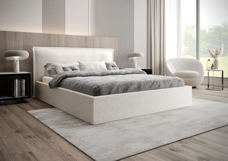 Łóżko tapicerowane LEXI tkanina legend 1