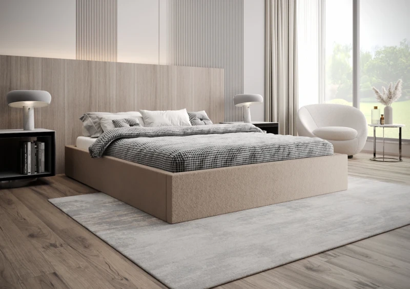 Łóżko tapicerowane VIKI tkanina legend 3