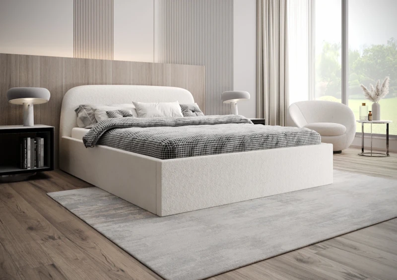 Łóżko tapicerowane HARRY tkanina legend 1