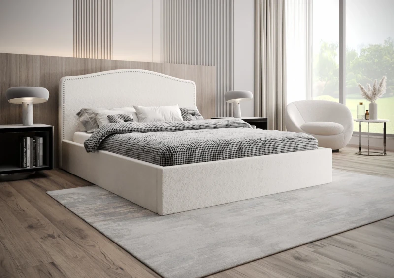 Łóżko tapicerowane FREYA tkanina legend 1