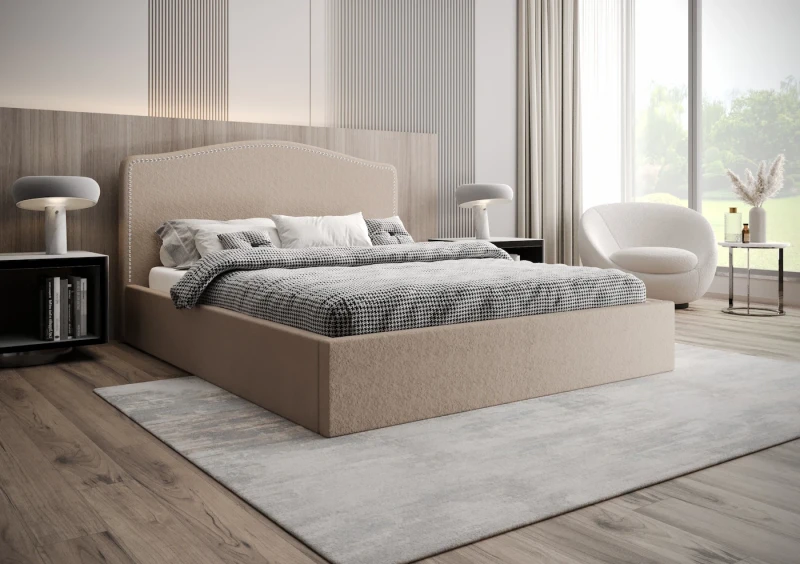 Łóżko tapicerowane FREYA tkanina legend 3