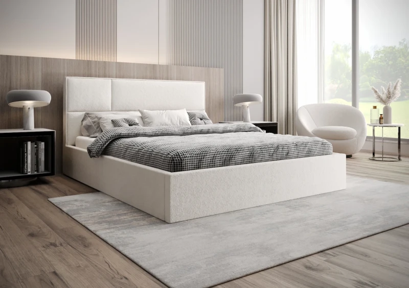 Łóżko tapicerowane SELENA tkanina legend 1