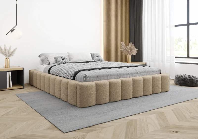 Łóżko tapicerowane CANDY tkanina abriamo 03