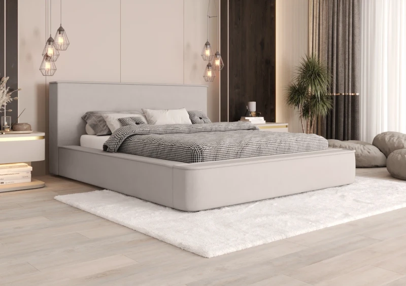 Łóżko tapicerowane Hommie tkanina Jasmine 21