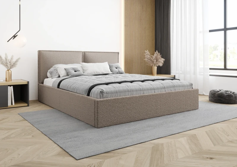 Łóżko tapicerowane DALIA tkanina abriamo 11