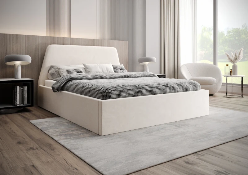 Łóżko tapicerowane ZOJA tkanina storm 2