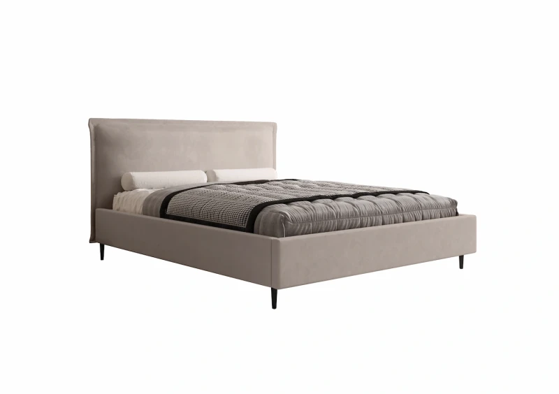 Łóżko tapicerowane ELLENE Dream Velvet 202.03 białe