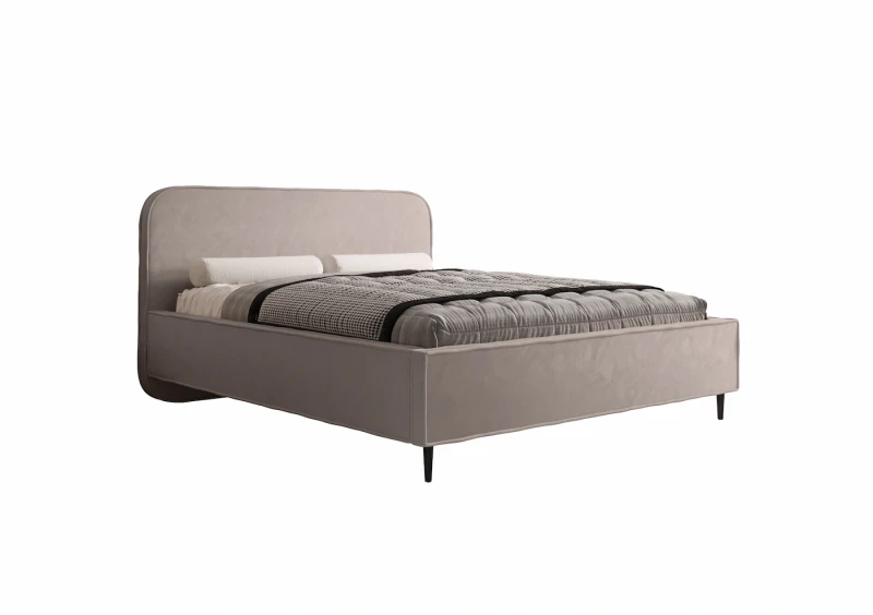 Łóżko tapicerowane na nogach Leoni dream Velvet 202.03