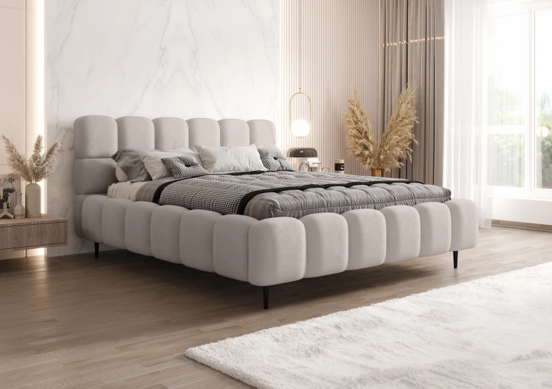 Łóżko tapicerowane Brooklyn LUX  Dream Velvet 202.03 t