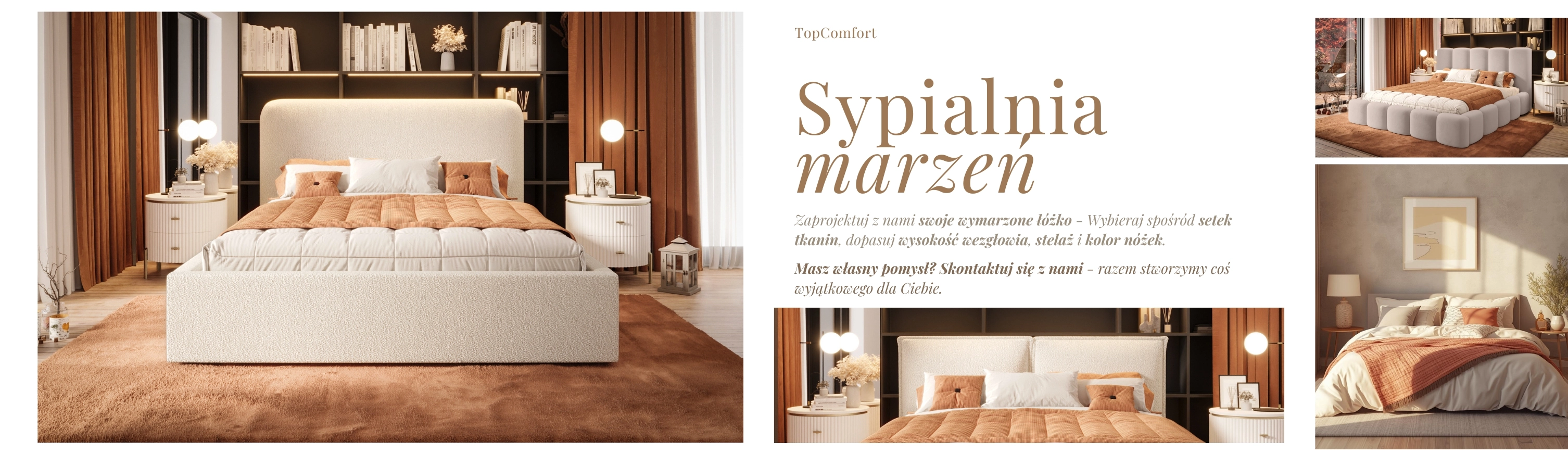 Marzen TopComfort - Twój producent łóżek tapicerowanych