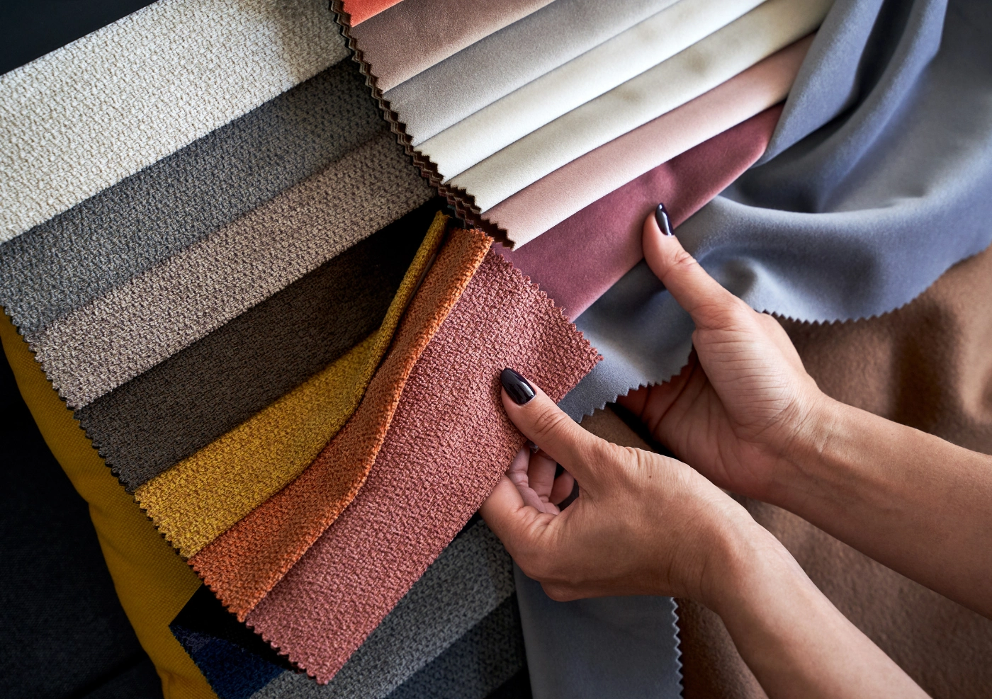 Próbki tkanin TopComfort - Twój producent łóżek tapicerowanych