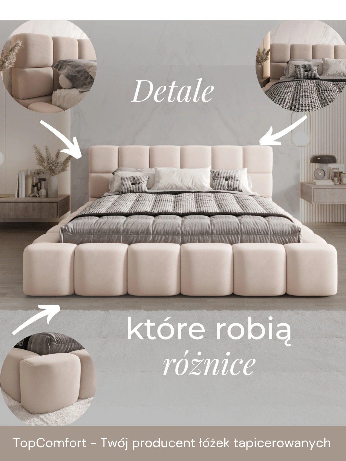 BLACK TopComfort - Twój producent łóżek tapicerowanych