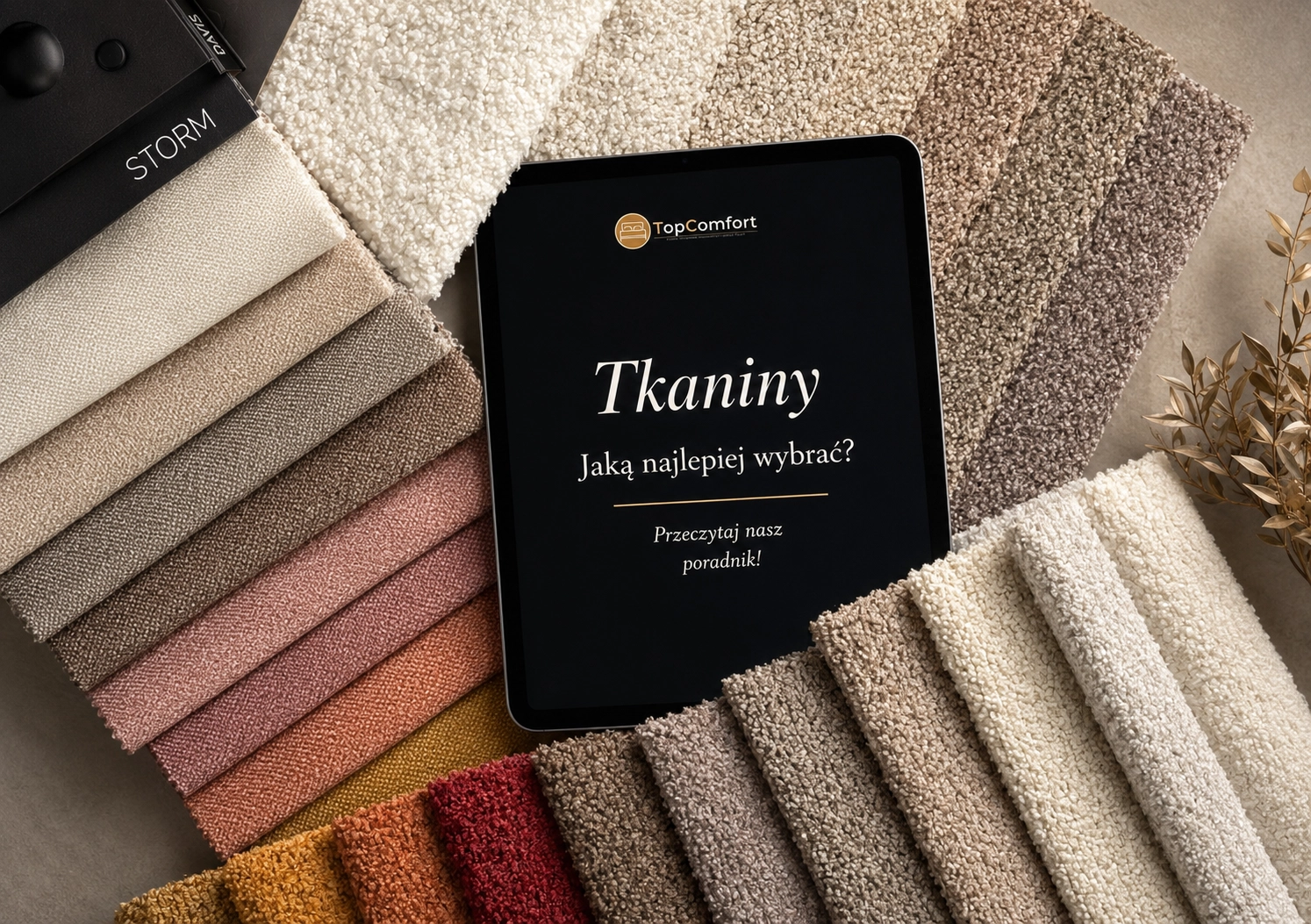 Jaką tkaninę wybrać do łóżka tapicerowanego? Część 1: Bouclé i baranek